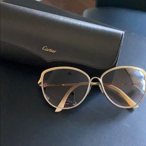 Limited Cartier sun glasses two tones